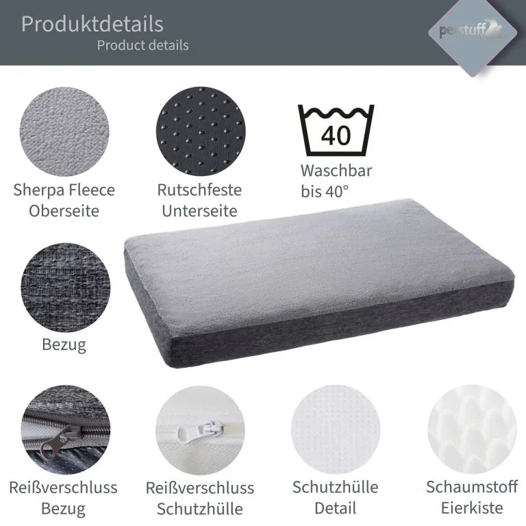 Kutyafekhely S 79 x 60 x 10 cm kék