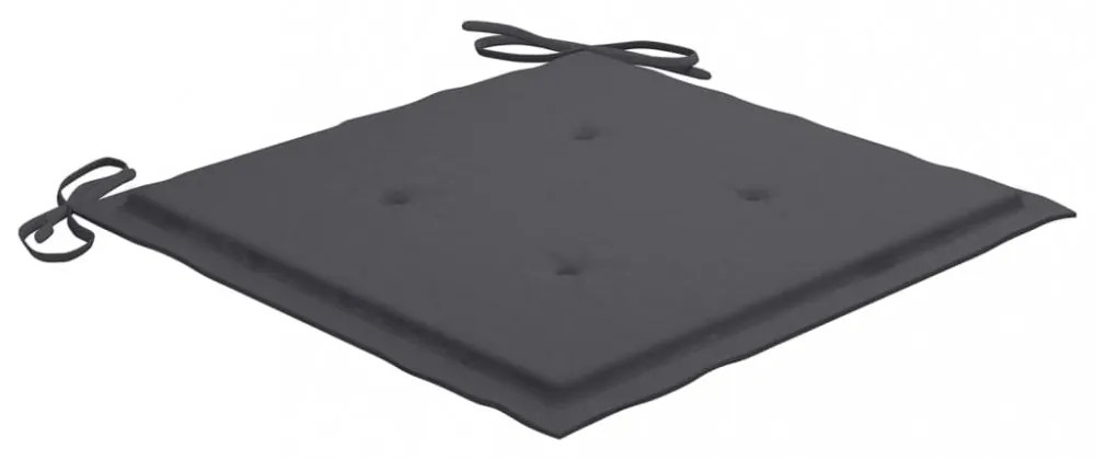 tömör akácfa kerti székek teázóasztallal és párnákkal