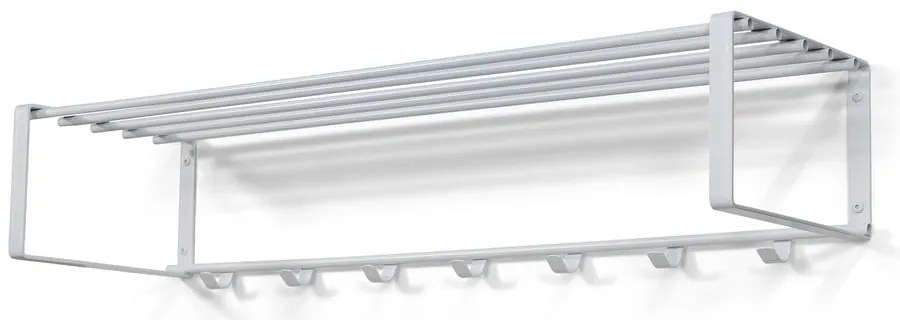 Fehér fém fali fogas polccal 100 cm Rex – Spinder Design