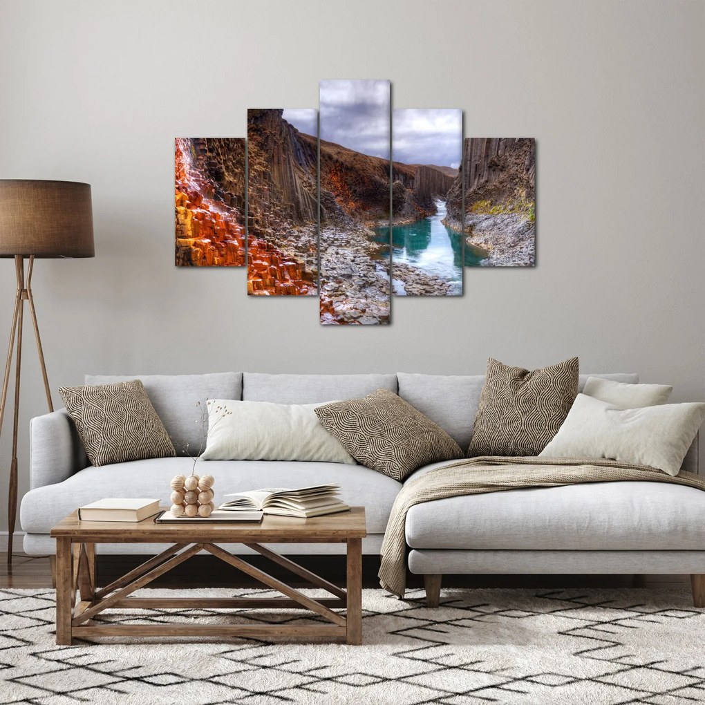 Kép - Studlagil kanyon (150x105 cm)