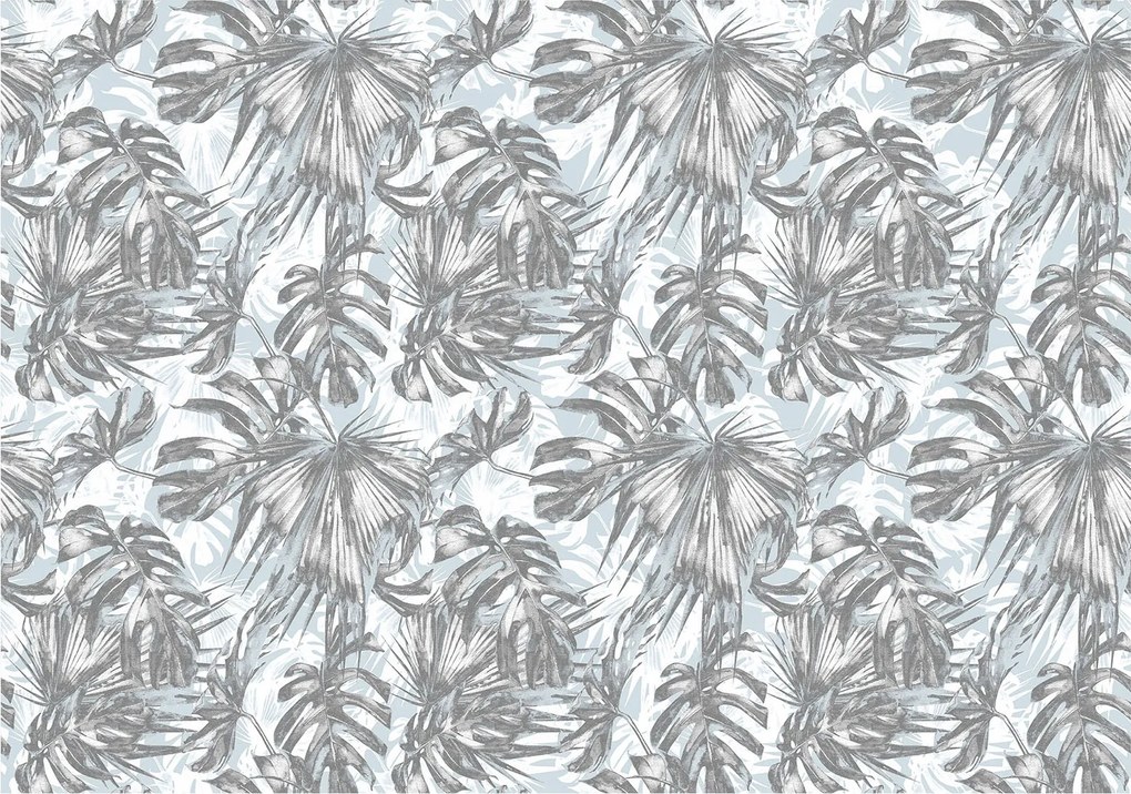 Fotótapéta Égőtér Monokróm Trópusi elegancia 416x254 +ragasztó