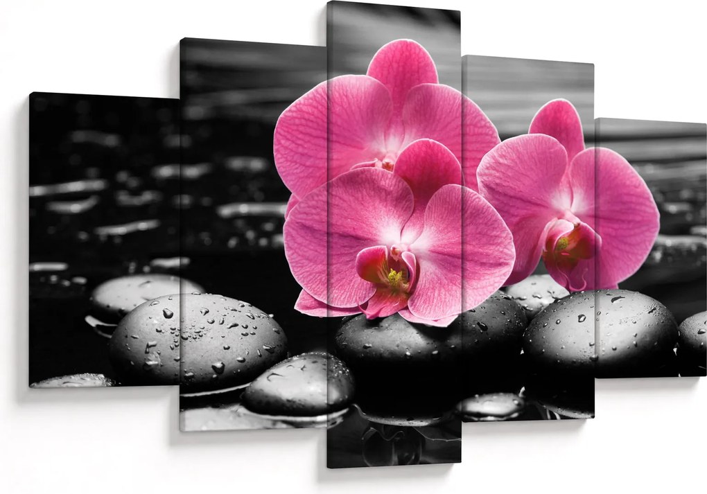 Kép - Rózsaszín orchideák (150x105 cm)