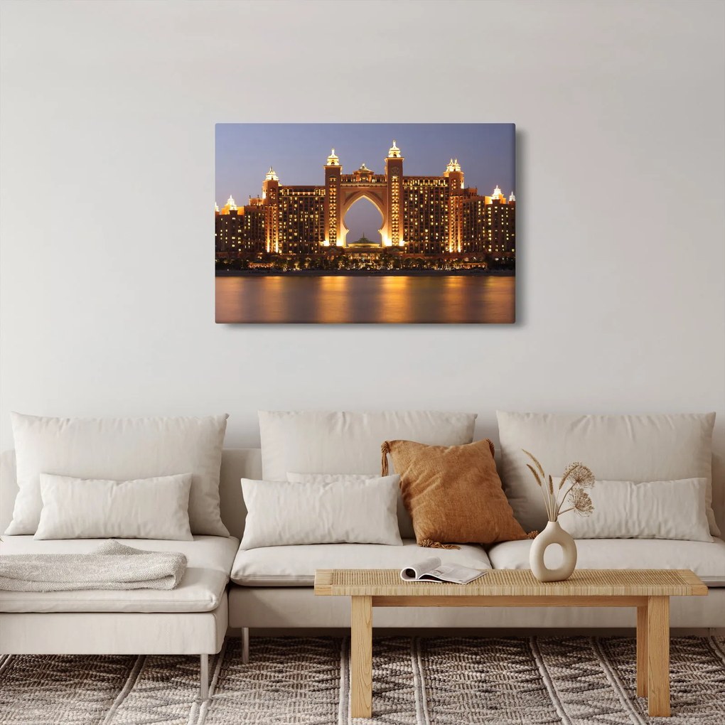 Kép egy épületról Dubajban (90x60 cm)