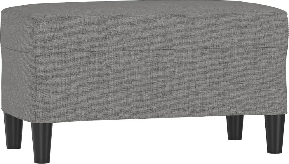 vidaXL sötétszürke szövet pad 70 x 35 x 41 cm