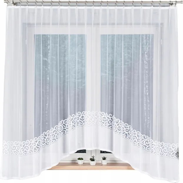 Kész függönyök a konyhába fürdőszoba jacquard függöny 300x170 cm Daniela