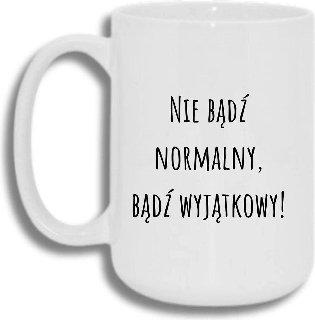 Bögre Fehér Nagy 440ml Ajándék Vicces Ne Légy Normális