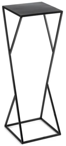 LOFT virágtartó állvány 70x23,5 cm fekete