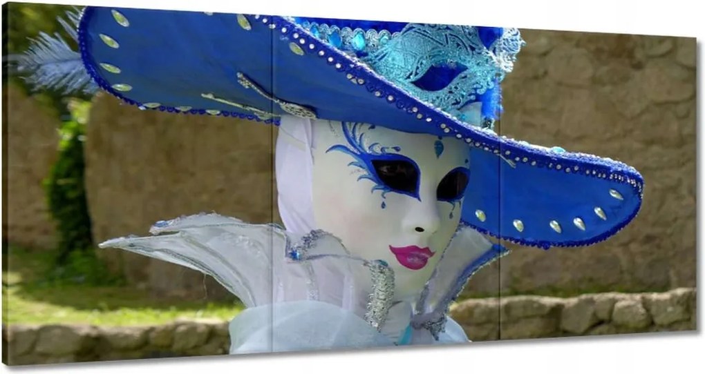 Vászonkép 60x30 Velence Farsangi bál