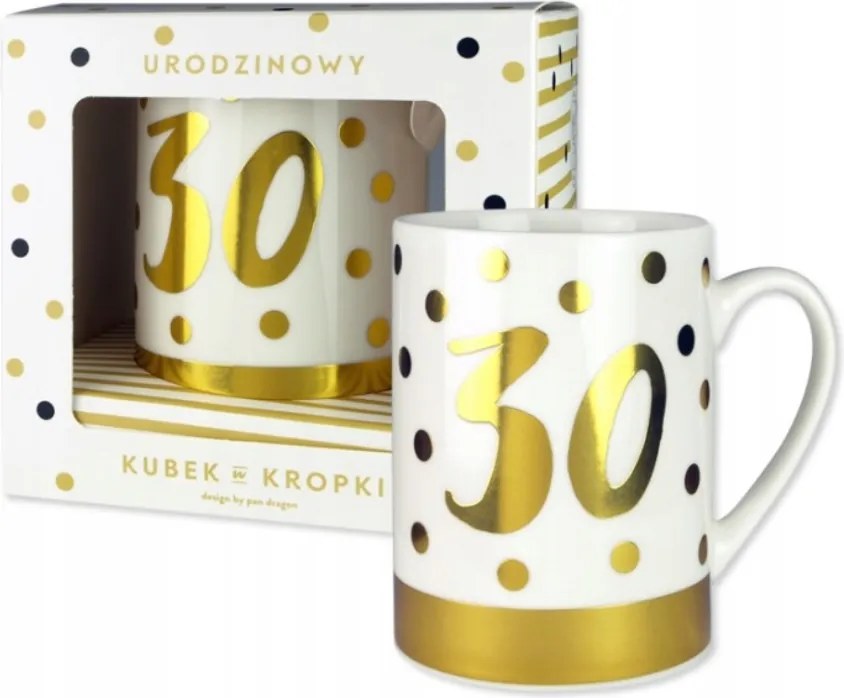 Pöttyös Bögre Ajándék 30 Éves 30. Születésnapra