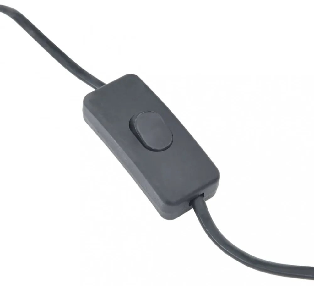 vidaXL fekete fűzfa állólámpa 52 cm E27