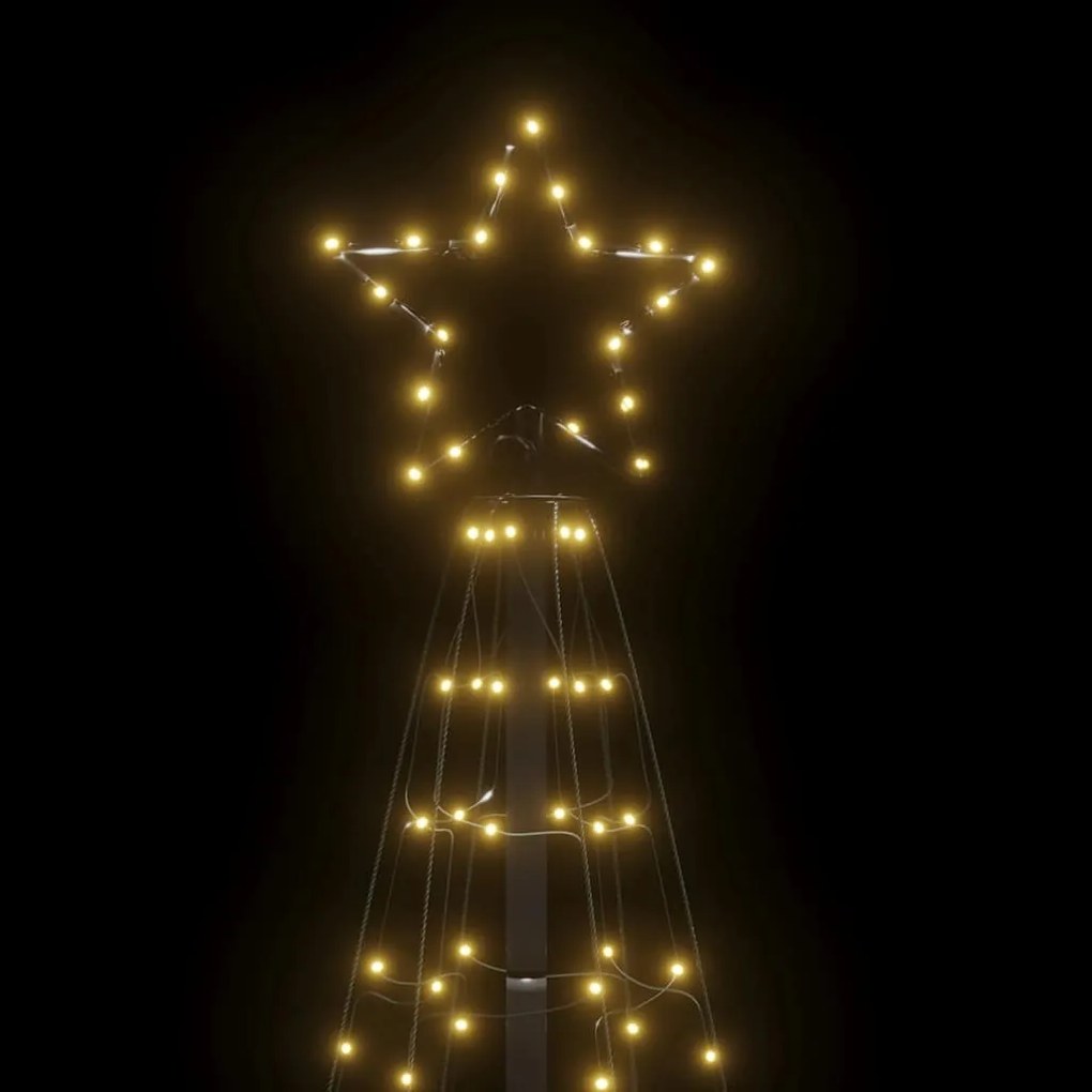 meleg fehér LED karácsonyfa tüskékkel 220 LED 180 cm