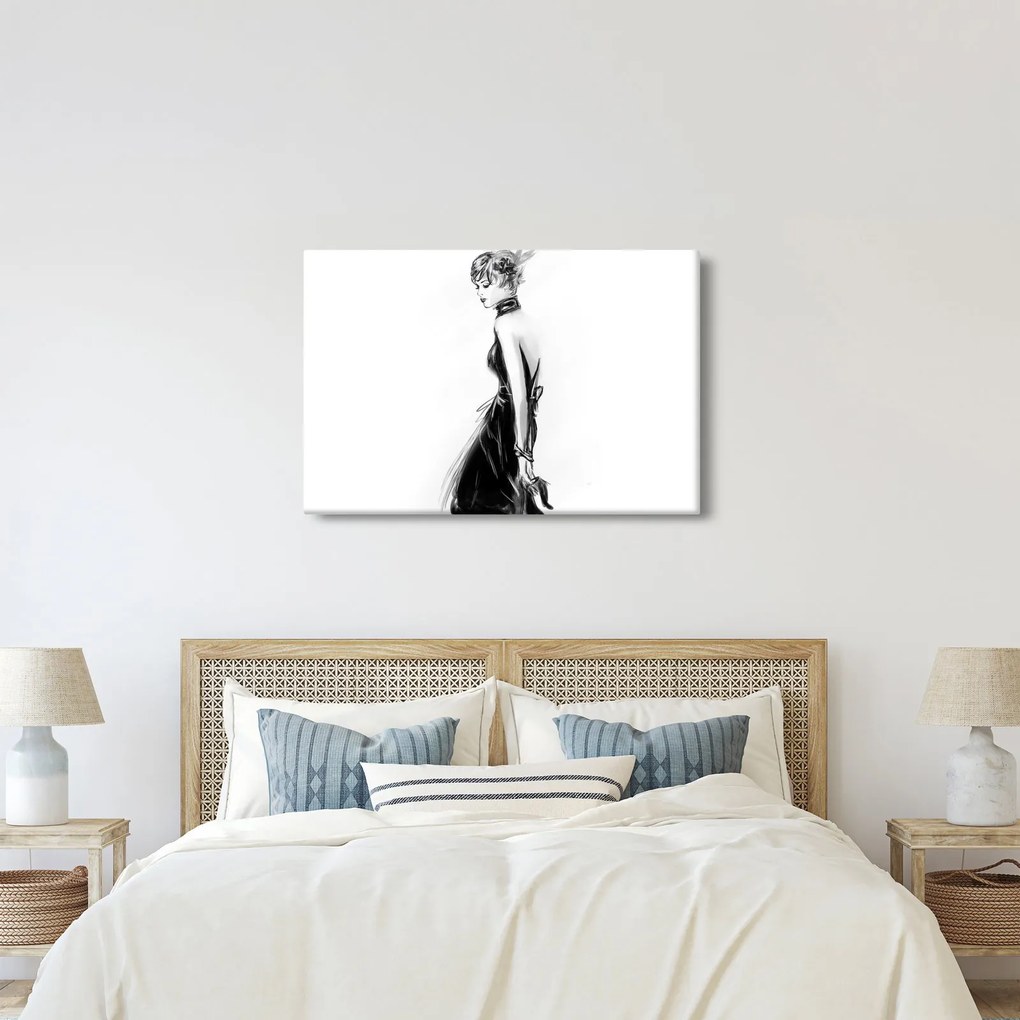 Kép - divat illusztrációk (90x60 cm)
