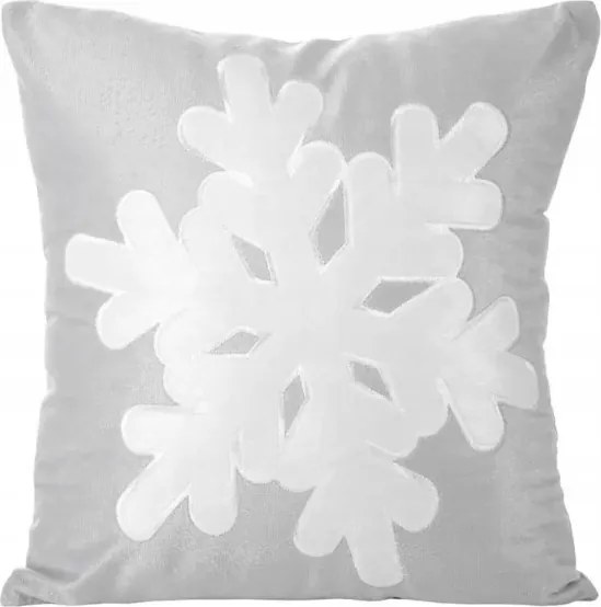 Dekoratív párnahuzat Karácsonyi Regina Hópehely Eurofirany 40 x 40cm