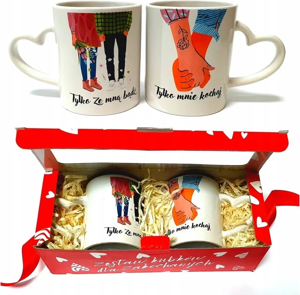 Bögrék Szerelmeseknek Valentin Nap Karácsonyi Ajándék W1