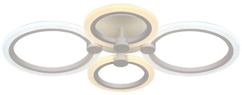 LED Dimmelhető felületre szerelhető csillár LED/45W/230V 3000-6500K + távirányító