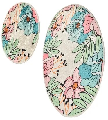 KÉSZLET 2x SPRING fürdőszobai szőnyeg 60x100 cm, színes