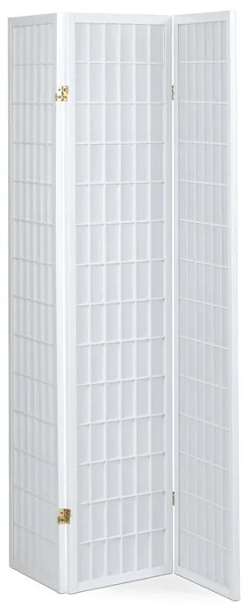 Fehér Tömörfa Paraván. EF-E803 WT