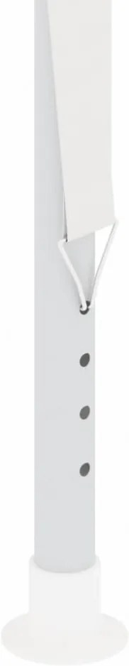 fehér rendezvénysátor oldalfalakkal 4 x 9 m 90 g/m²