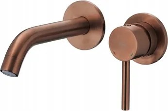 Kfa Falsík Alatti Mosdó Csaptelep Szálcsiszolt Réz Pvd