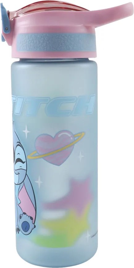 Disney Lilo és Stitch, A csillagkutya Alien 626 műanyag matt szívószálas kulacs 600 ml