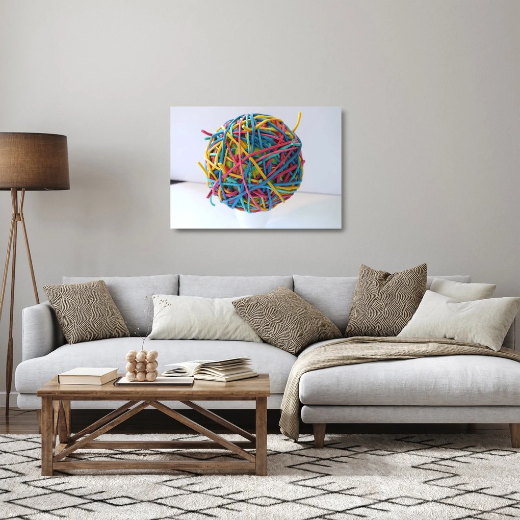 Gumicskák képe (üvegen) (70x50 cm)