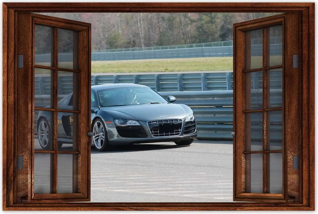 120x80-as Audi poszter akcióban Fura Auto