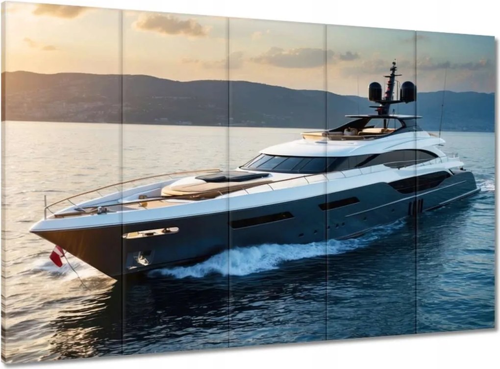 Vászonkép 100x70 Exkluzív motorcsónak