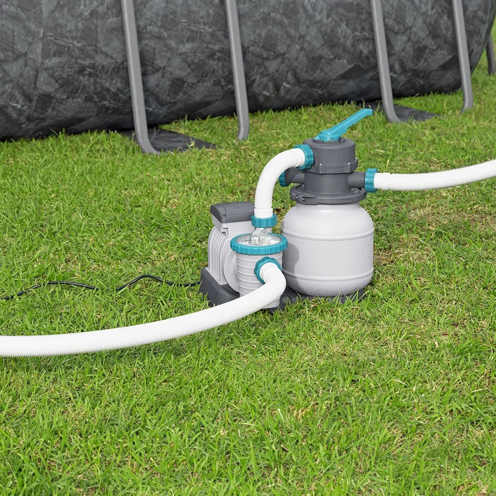 Bestway Malaga szögletes fémvázas APX 365 medence szett 549 x 274 x 132 cm