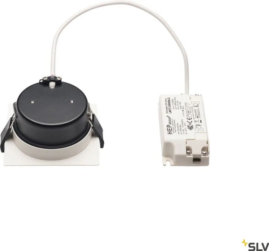 SLV STRUCTEC 112682 Beépíthető spotlámpa 1x11W/LED 3000K 940LM IP20