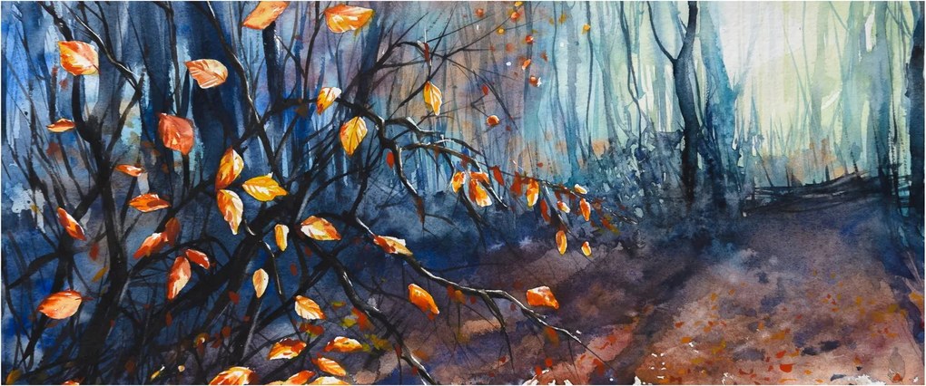 Kép - Az őszi nap sugarai (120x50 cm)