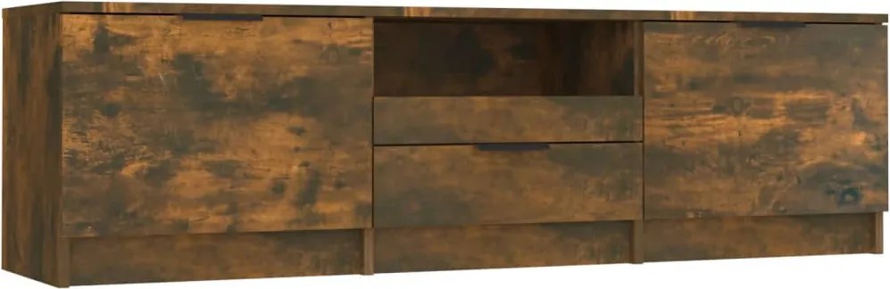 vidaXL füstös tölgy színű szerelt fa TV-szekrény 140 x 35 x 40 cm