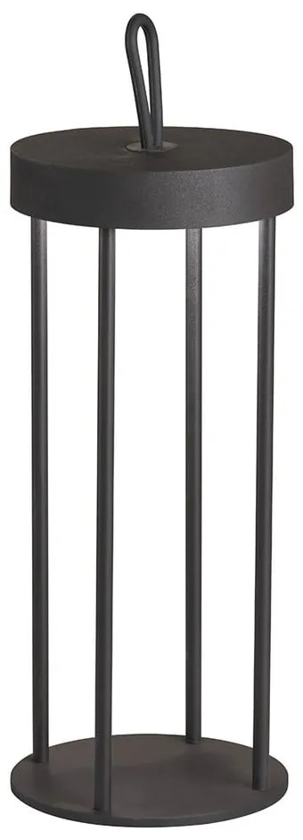 Fekete LED asztali lámpa (magasság 36 cm) Kante – Fischer &amp; Honsel