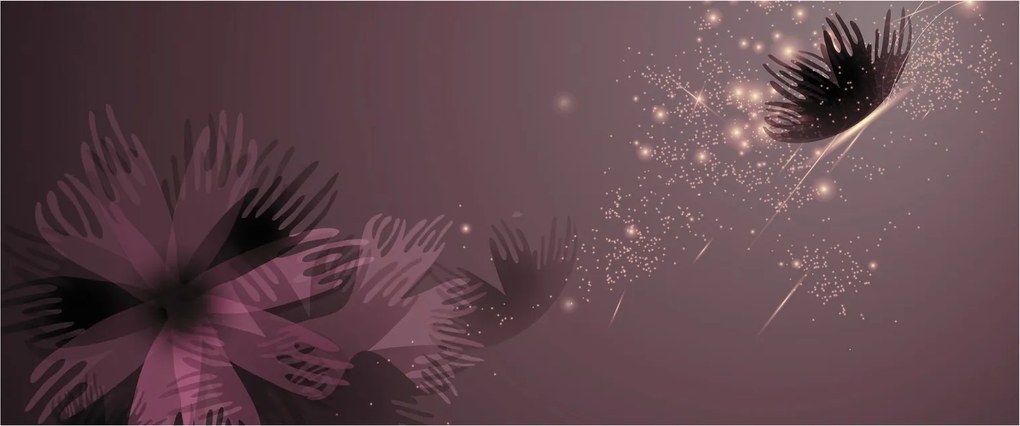 A pillangó virágának képe (120x50 cm)