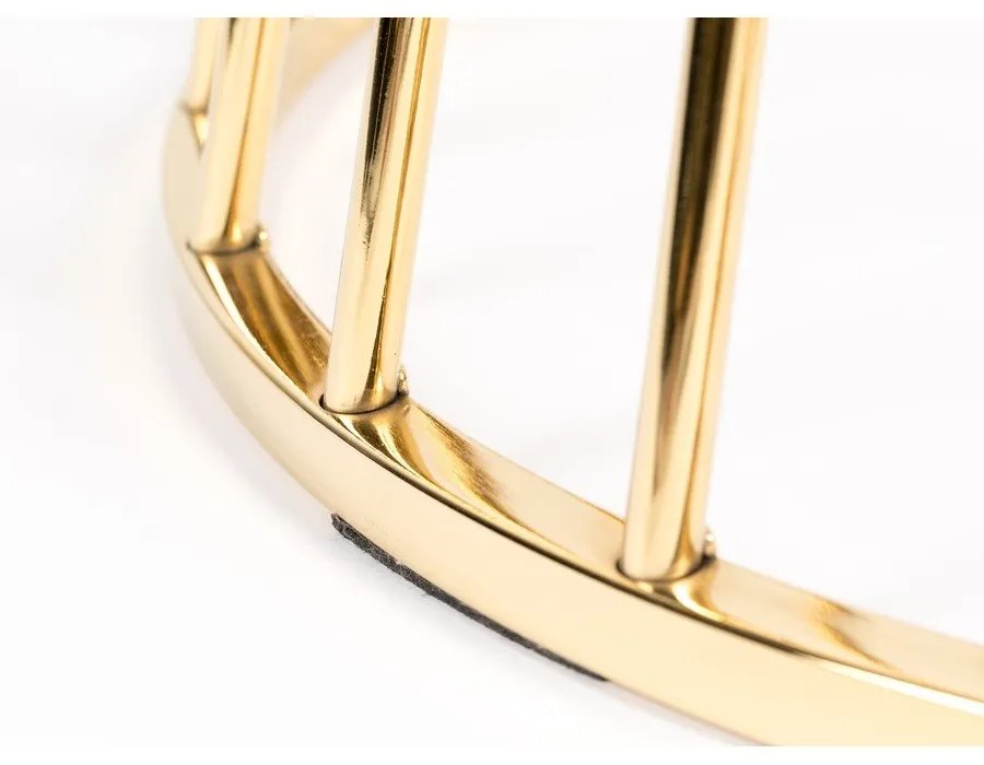 Kerek étkezőasztal üveg asztallappal ø 104 cm Floris – White Label