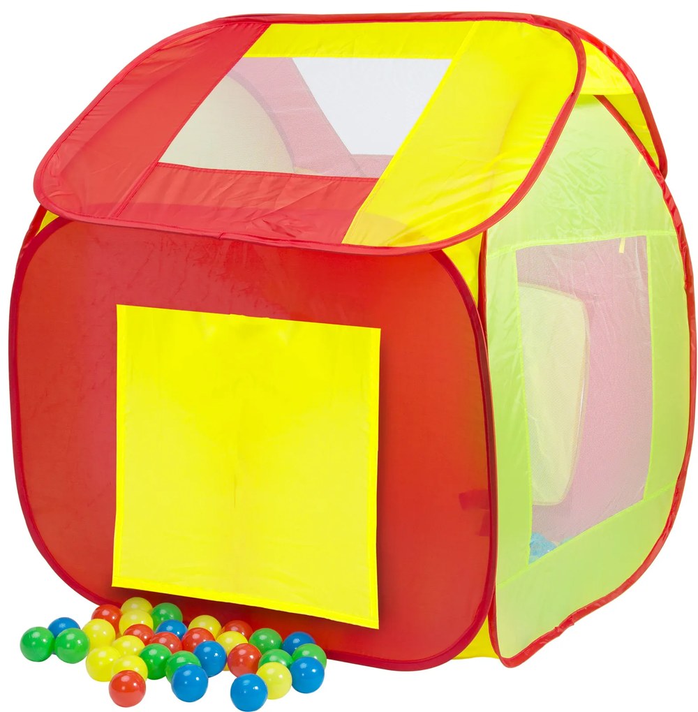 Spielwerk® Gyerek sátor labdákkal