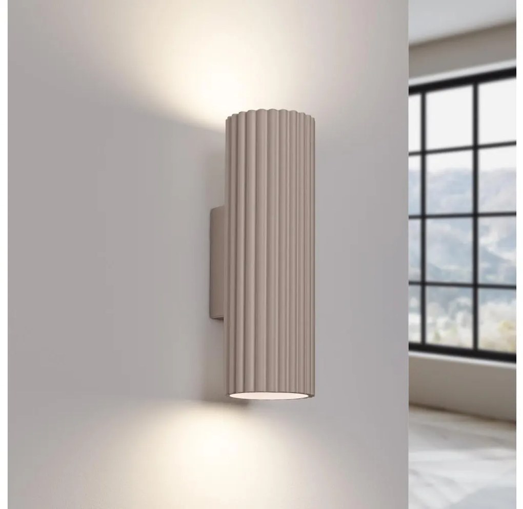 Brilagi - Fali lámpa CRESTO 2xGU10/10W/230V 20 cm taupe