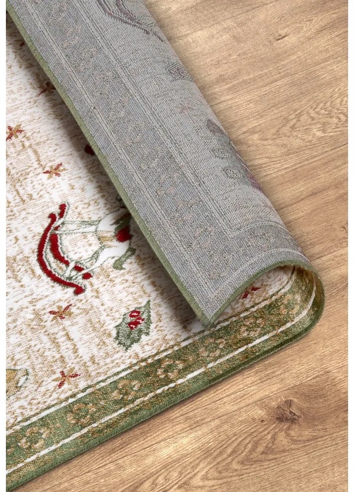 Zöld pamutkeverék futószőnyeg karácsonyi mintával 80x200 cm Toy's Delight Green Christmas – Villeroy&amp;Boch