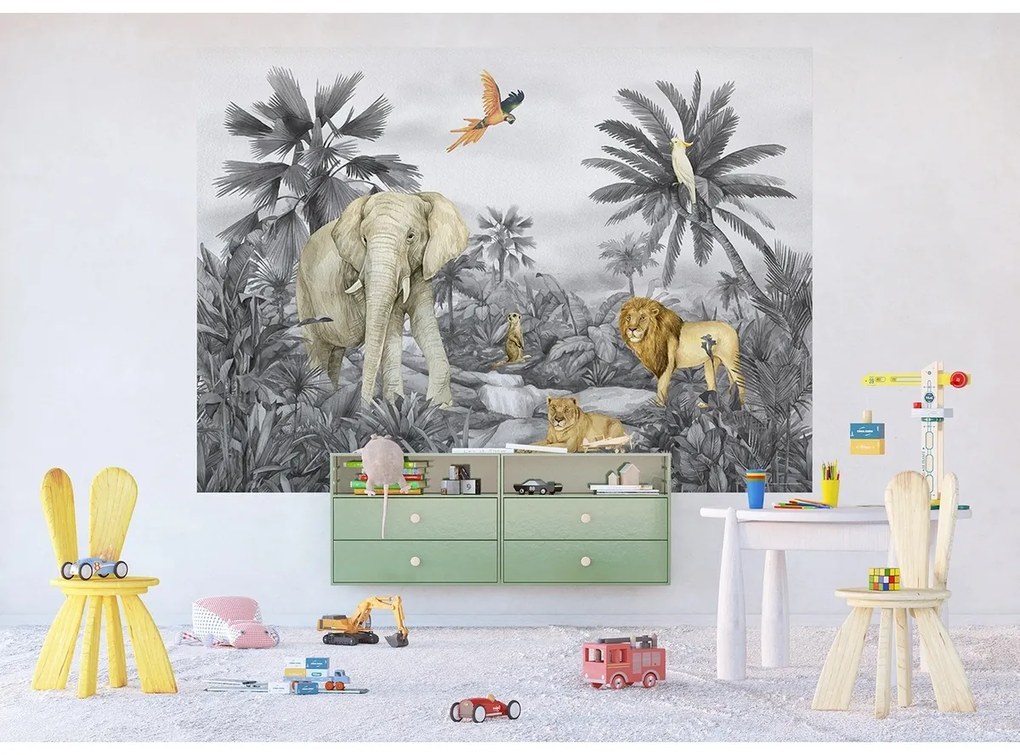 Gyerek fotótapéta Jungle 252 x 182 cm, 4 részes