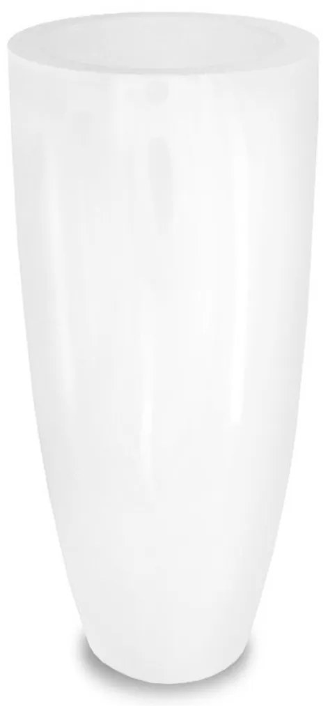Váza műanyag fehér 91X36.5X36.5cm