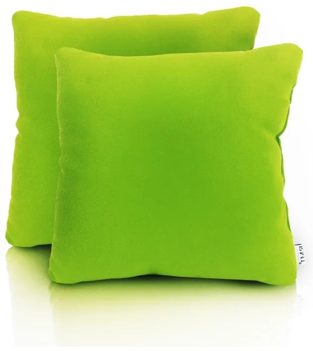 EMI zöld színű 40x40 cm velúr dekor párna, Egyedi varrás - kérjük, a méreteket a megjegyzésben tüntesse fel