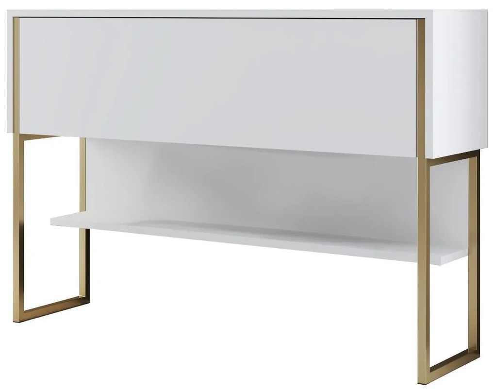 Komód Luxe - Gold, White