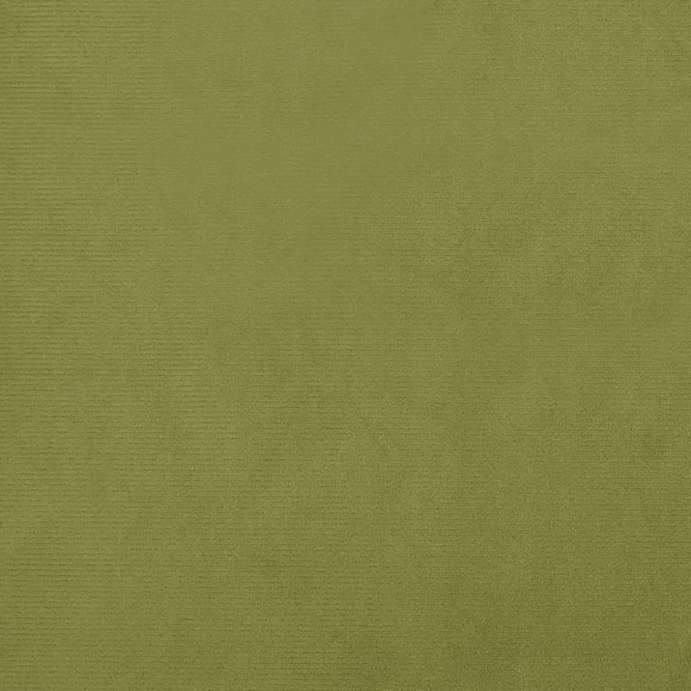 világoszöld bársony lábzsámoly 60x60x36 cm