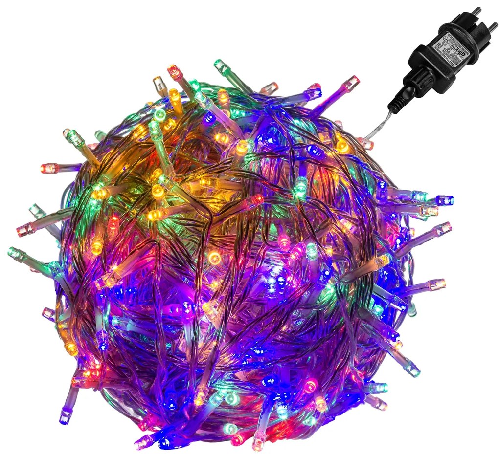 Karácsonyi LED fényfüzér 40 m 400 db dióda | színes