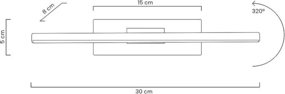 King Home REM MSE010100298 Fali lámpa 1x5W/LED 3000K 400LM IP20