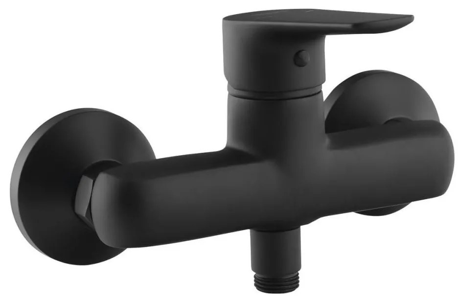 Aqualine - Zuhanycsap LOTTA matt fekete