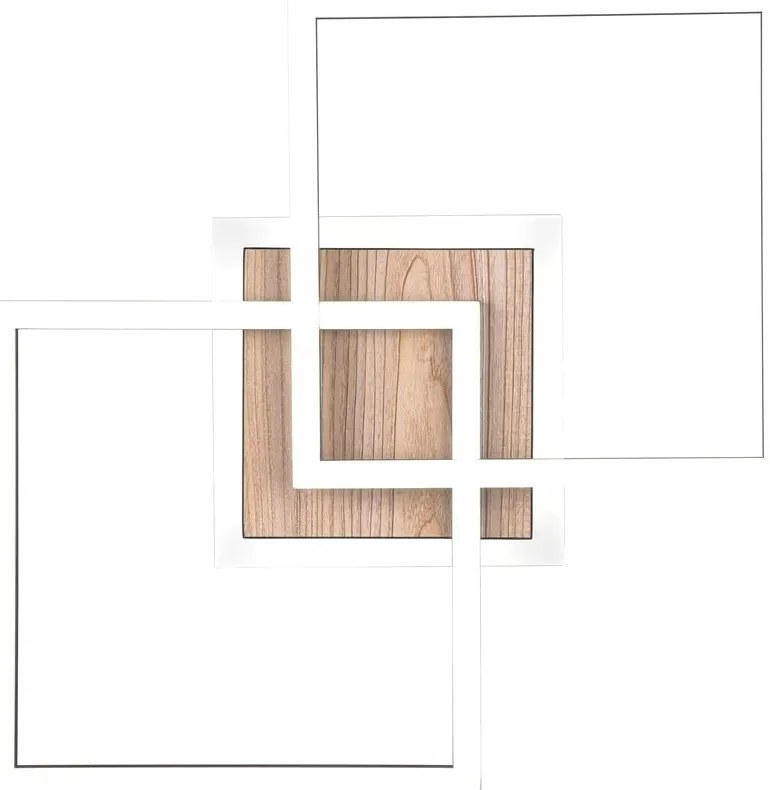 Fekete-barna LED szabályozható mennyezeti lámpa 28x57 cm Giro – Trio