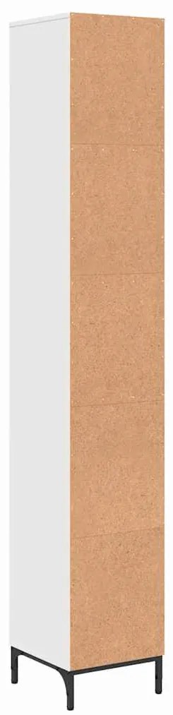 Fürdőszobai magas szekrény Fehér 31.5 x 33 x 190 cm Faanyag