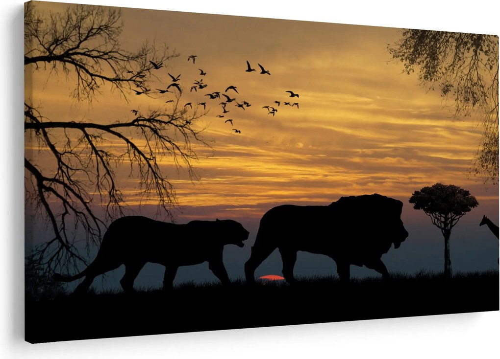 Safari képe (90x60 cm)