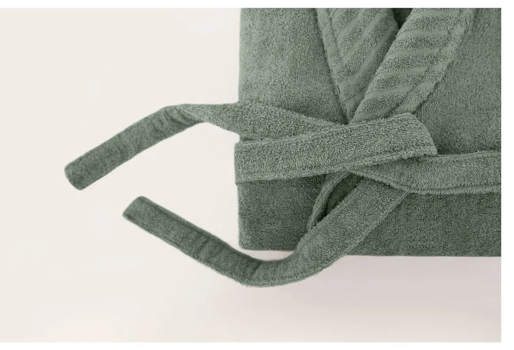 Zöld pamut fürdőköpeny S/M - Foutastic