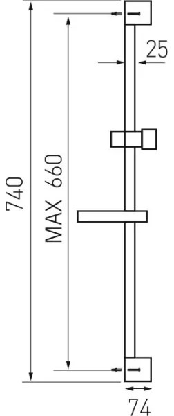 Novaservis - Zuhany készlet fényezett króm